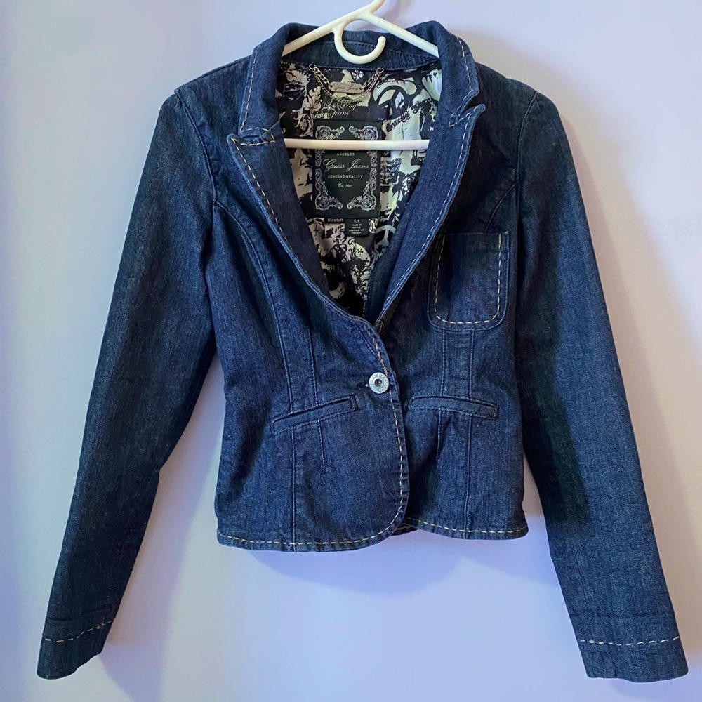GUESS Denim Blazer